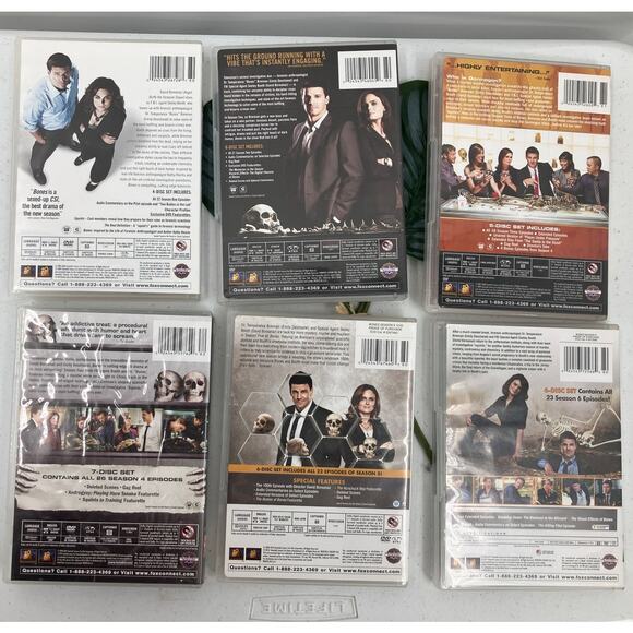 DVD Disc Bundle Bones 20th Century Fox TV Show Complete Seasons 1 2 3 4 5 6 Set - Picture 3 of 9
